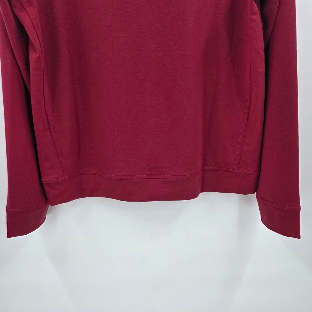 JOHNNIE-O CREWNECK MENS MEDIUM RED PERFORMANCE SWEATSHIRT WILLARD DRIRELEASE NEW - Picture 8 of 16